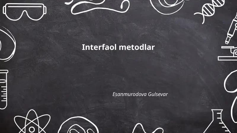 Interfaol metodlar