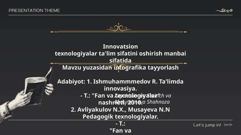Innovatsion texnologiyalar ta'lim sifatini oshirish manbai sifatida
