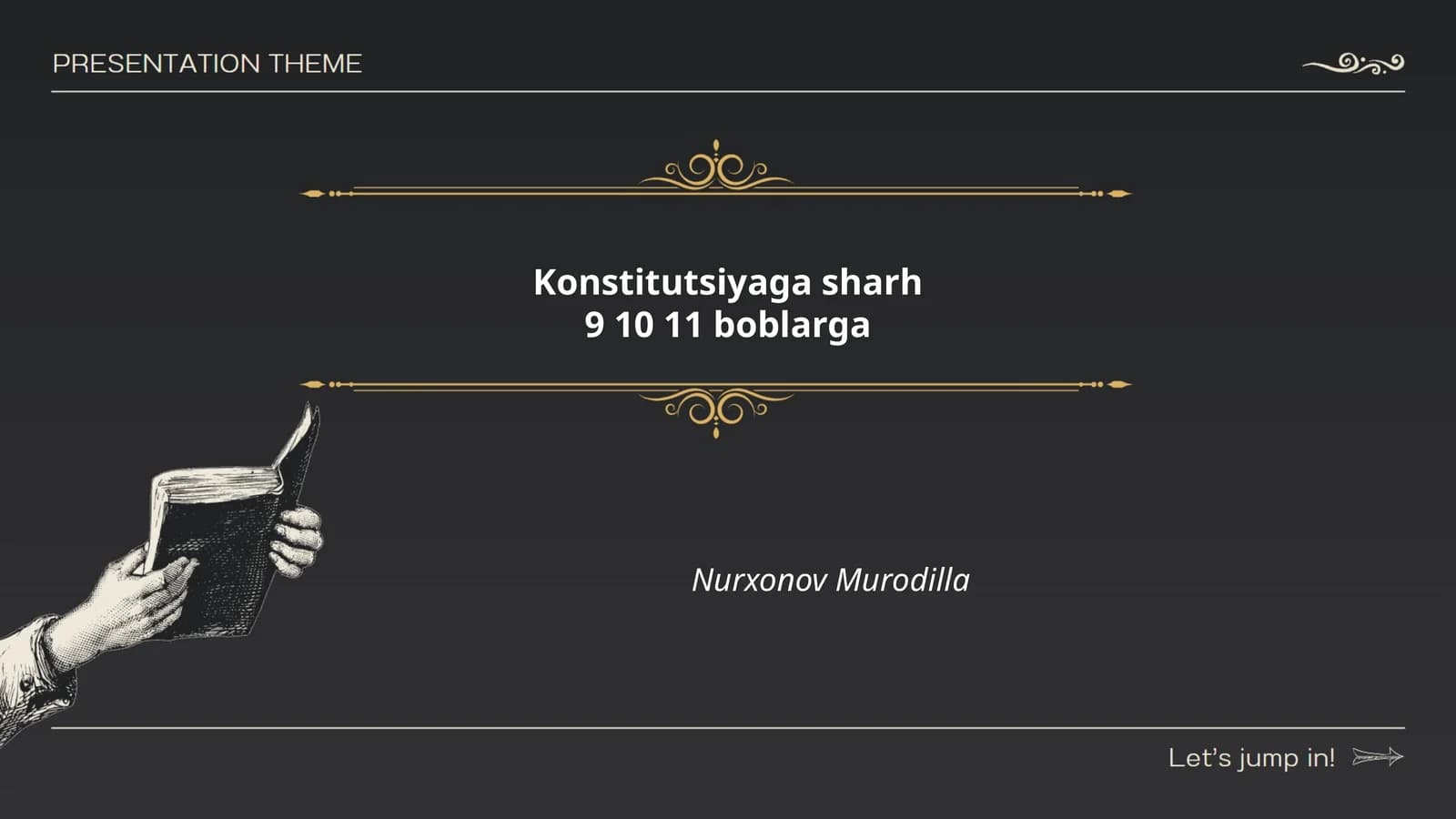 O'zbekiston Respublikasi Konstitutsiyasi Sharhi
