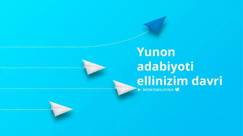 Yunon adabiyoti ellinizim davri