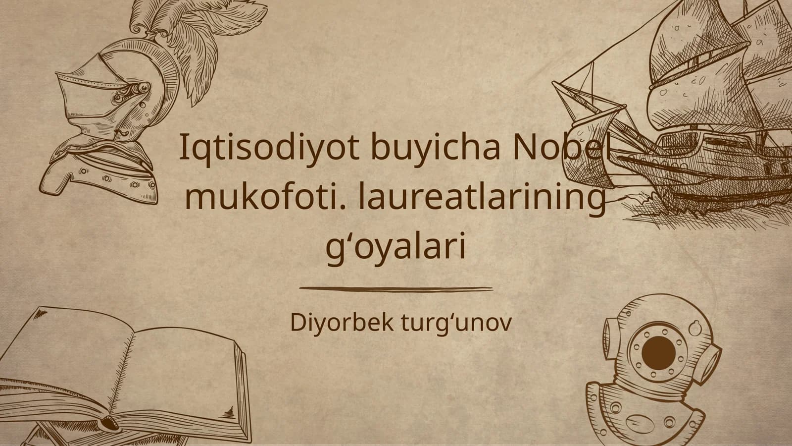 Iqtisodiyot buyicha Nobel mukofoti. laureatlarining gʻoyalari