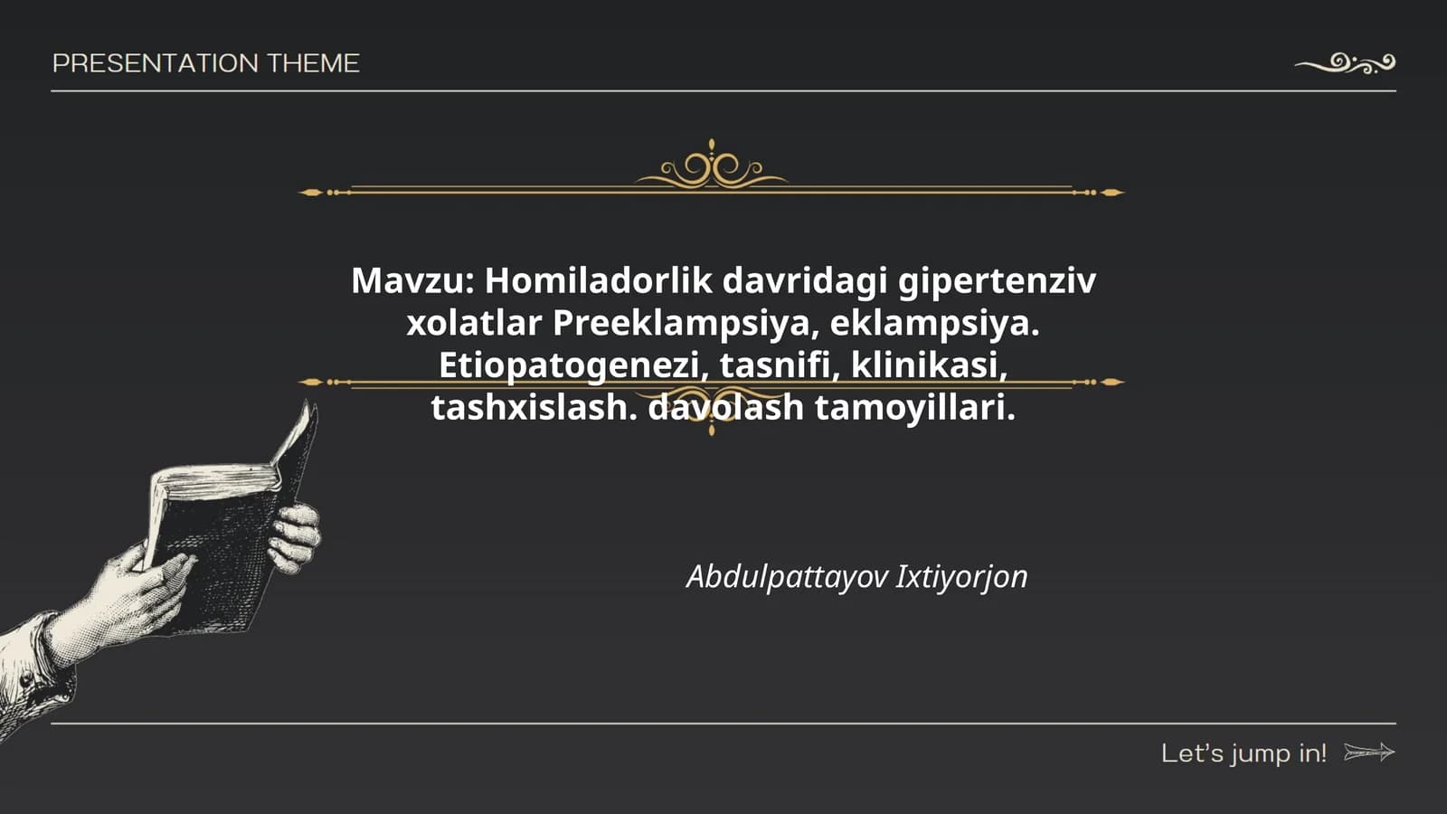 Homiladorlik davridagi gipertenziv xolatlar Preeklampsiya, eklampsiya