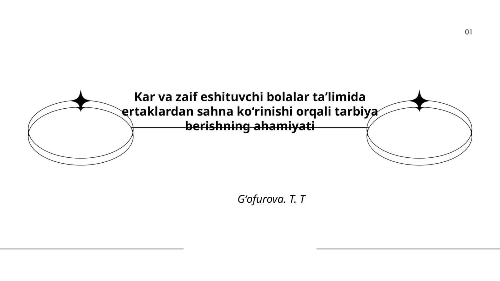 Kar va zaif eshituvchi bolalar taʼlimida