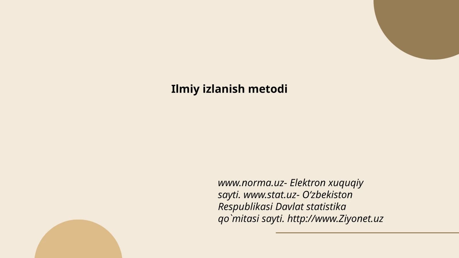 Ilmiy izlanish metodi