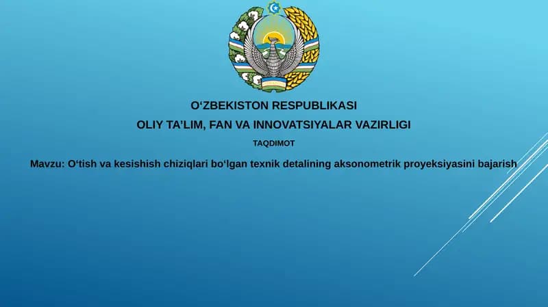 Aksonometrik proyeksiyalash