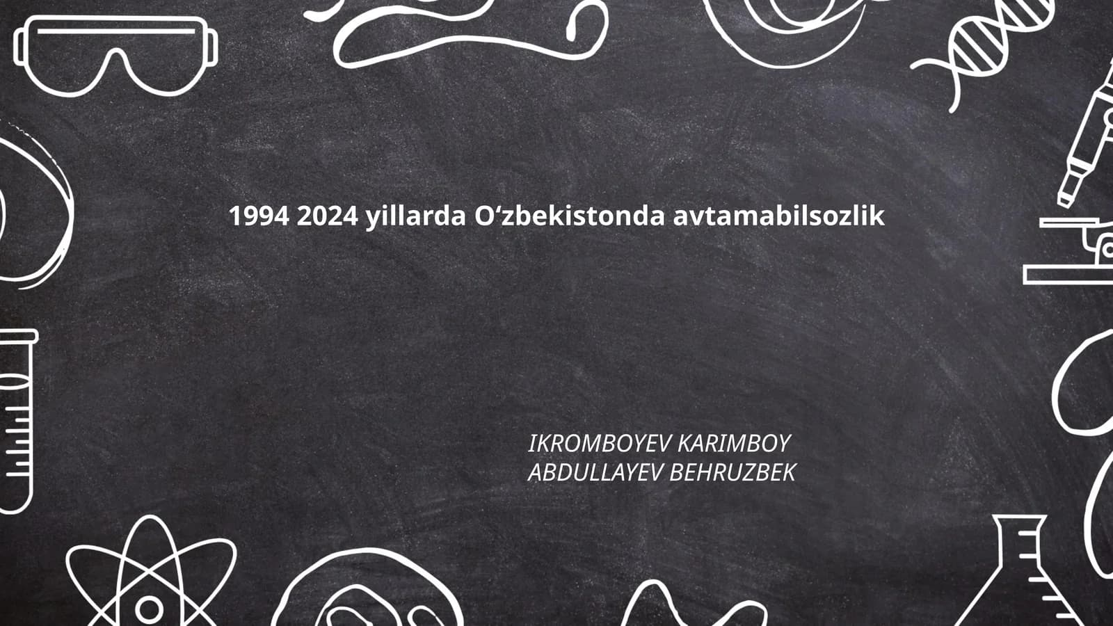 O'zbekistonda avtomobilsozlik sanoati