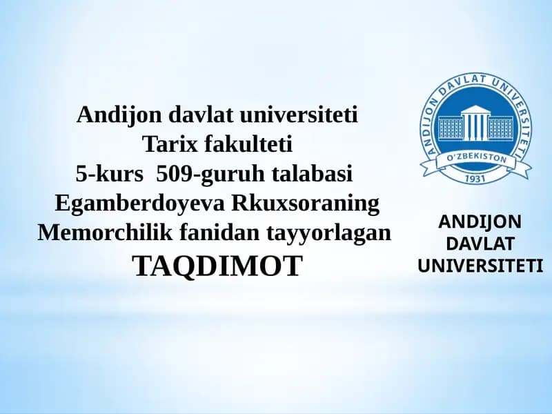 Mustaqillik davri memorchiligi