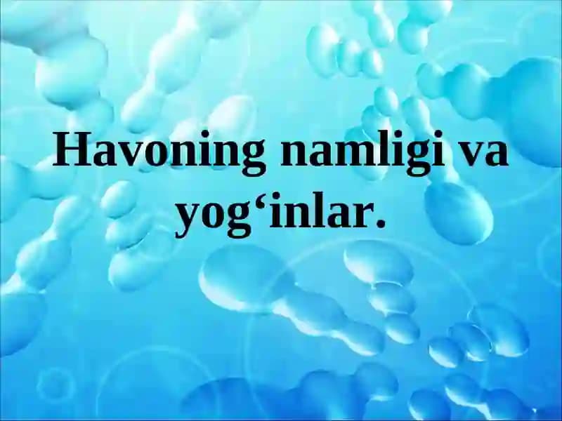 Havodagi suv bug‘i