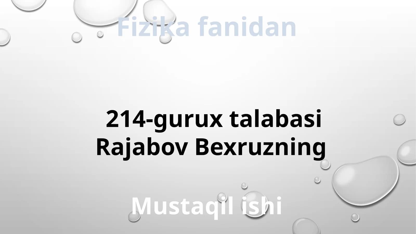 Maydon kuchlanganligi bilan potensial o’rtasidagi bog’lanish