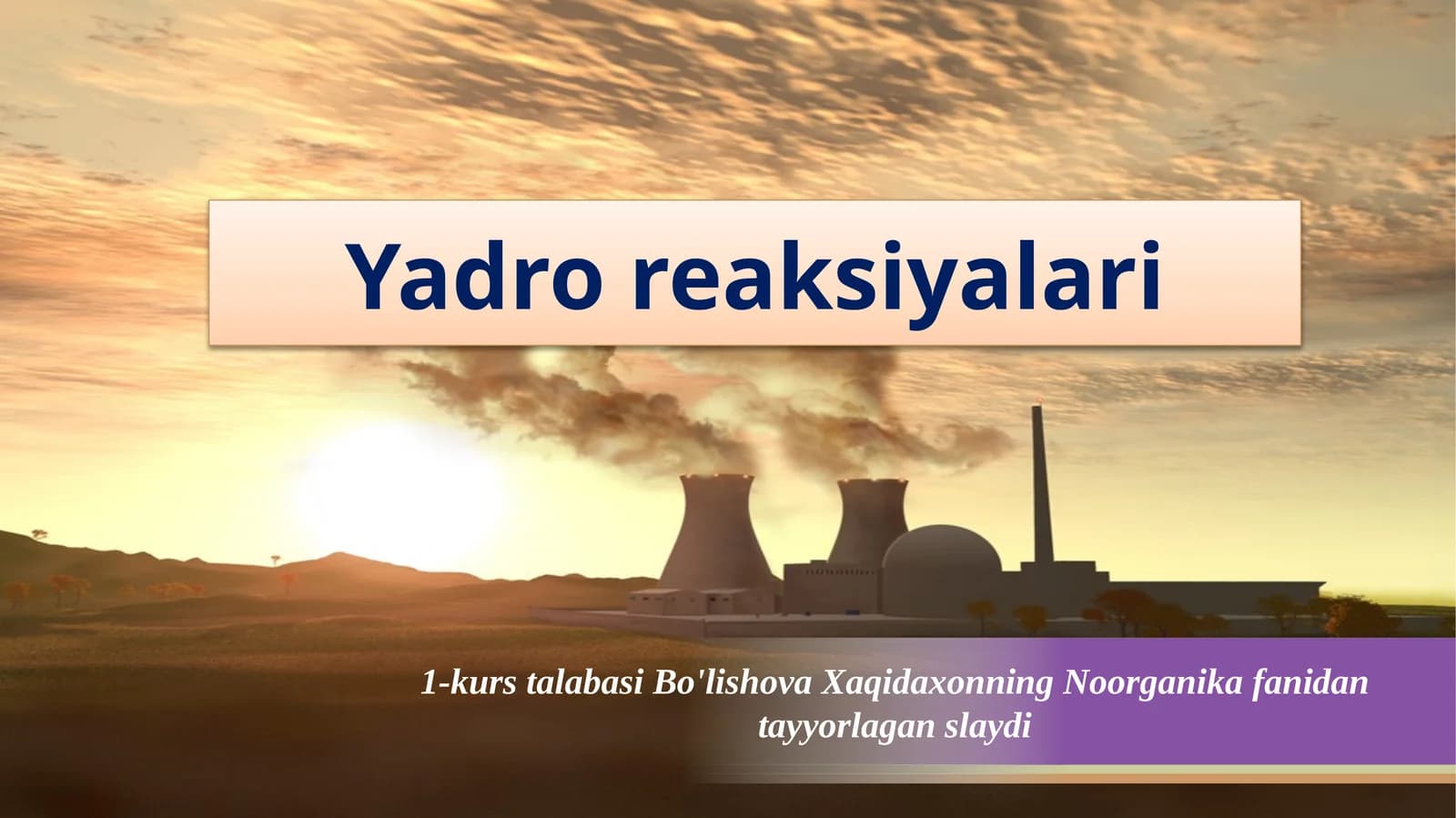Yadroreaksiyalari