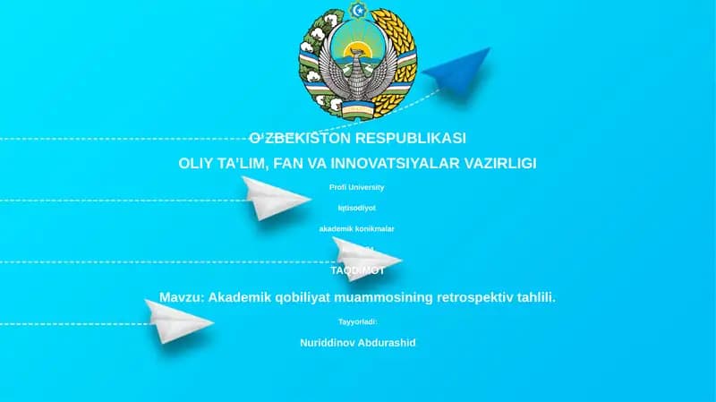 Akademik qobiliyat muammosining retrospektiv tahlili