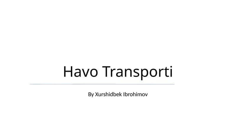 Havo Transporti
