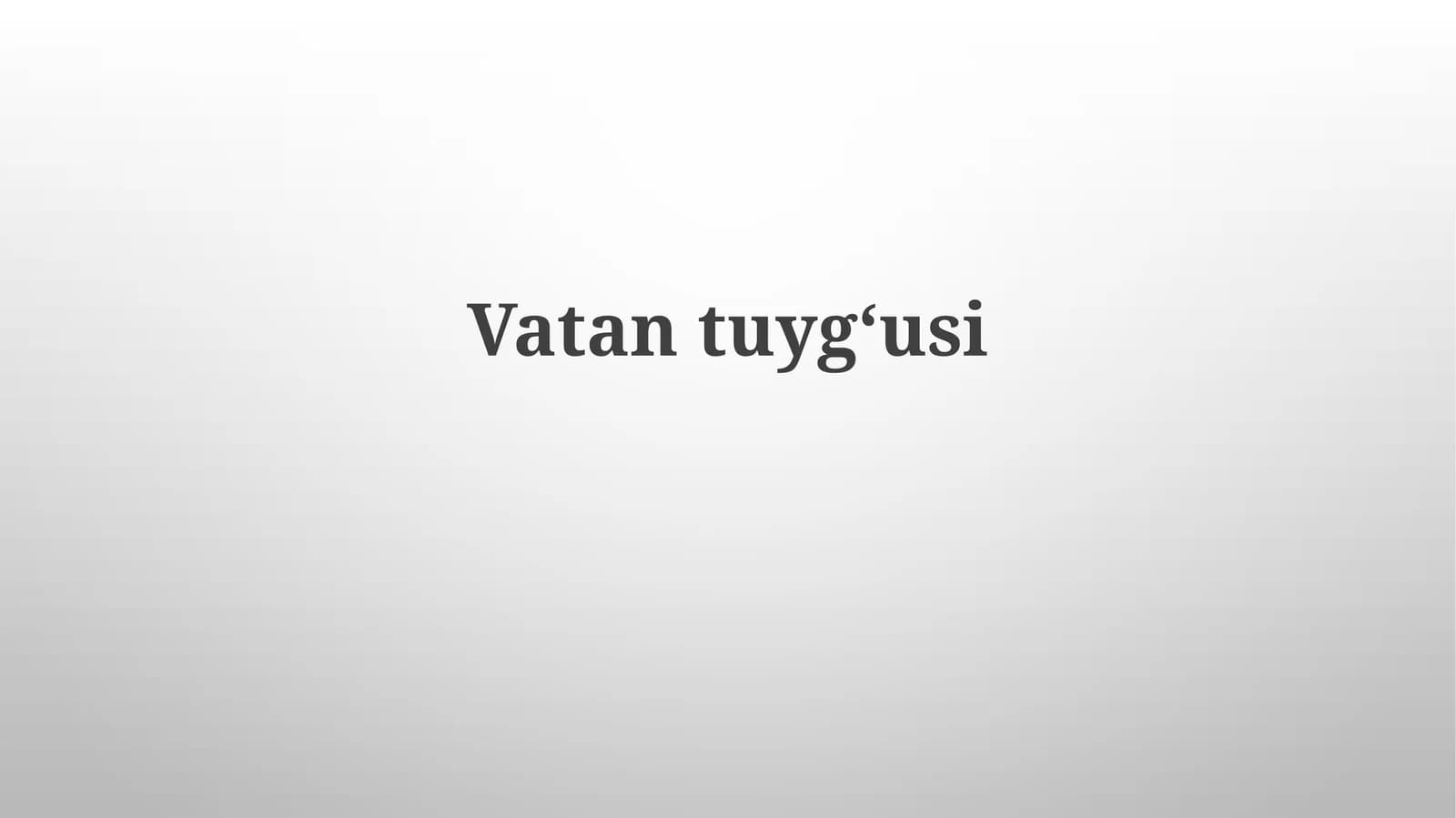 Vatanparvarlik