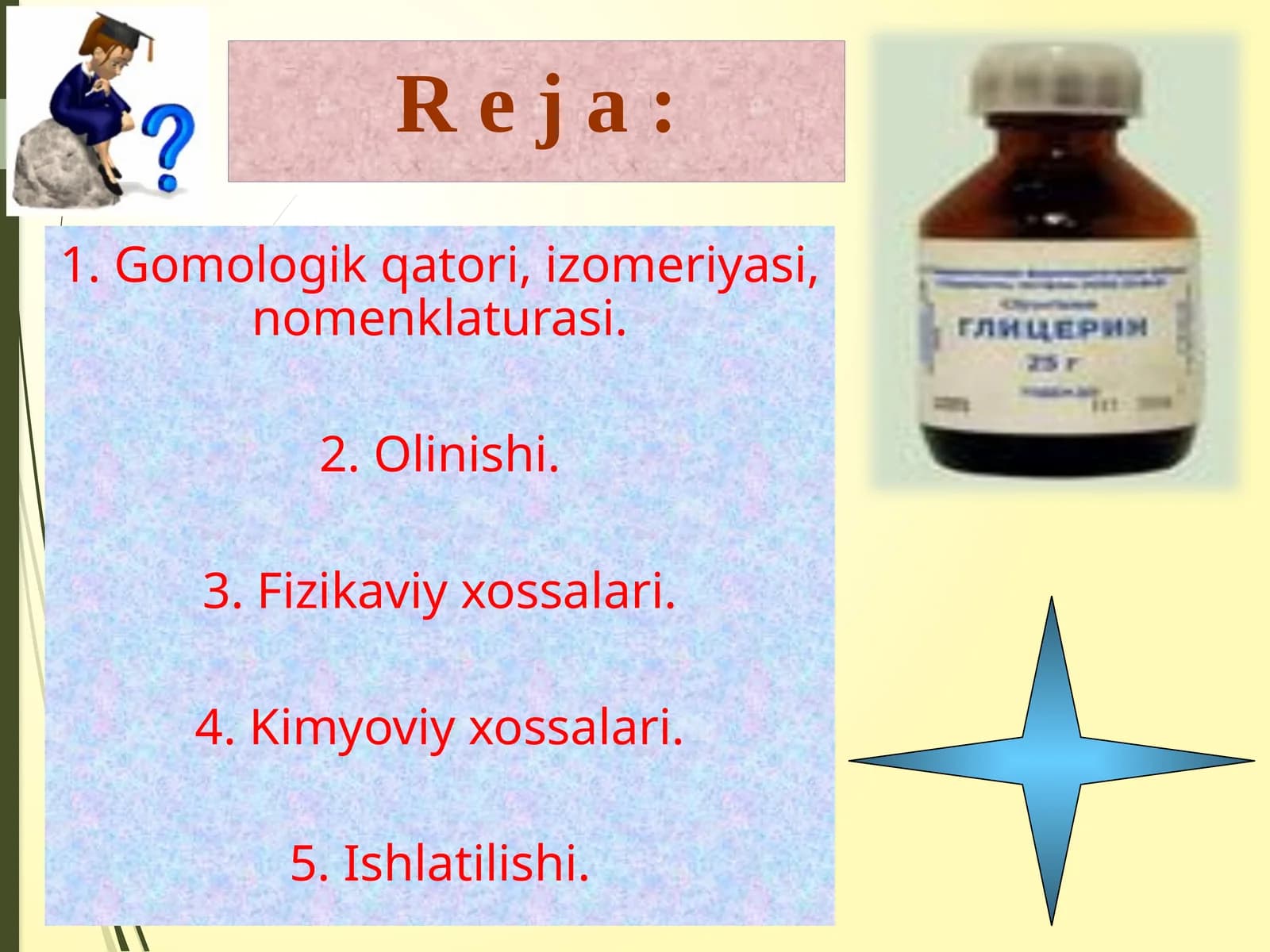 Ko'p atomli spirtlar: tuzilishi, olinishi, xossalari