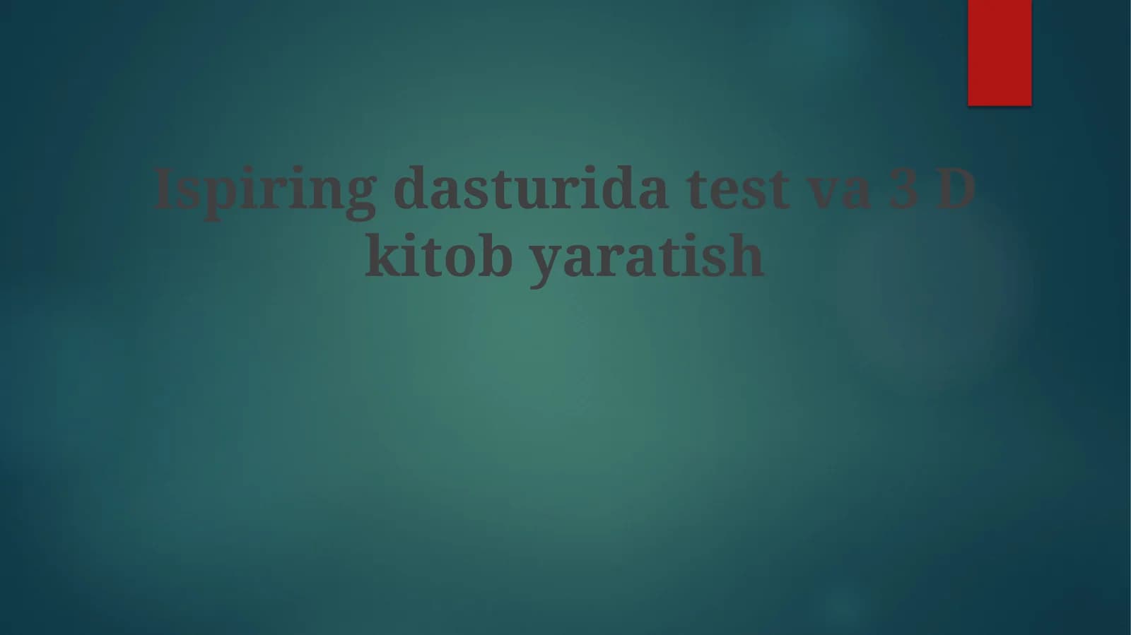 3D Kitob Yaratishning Sirlari