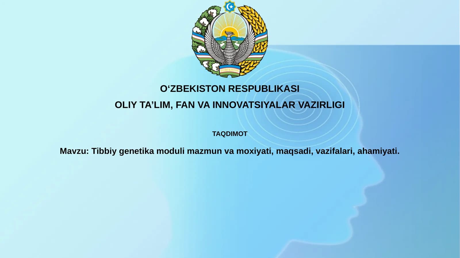 Tibbiy genetika moduli