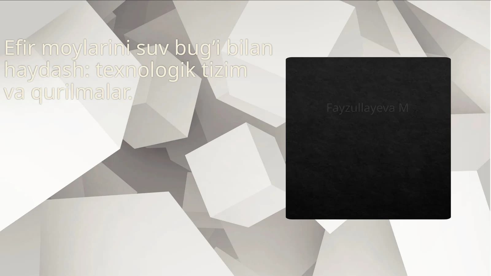 Efir moylarini olish usullari