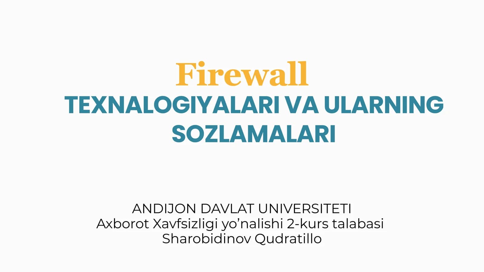 Firewall