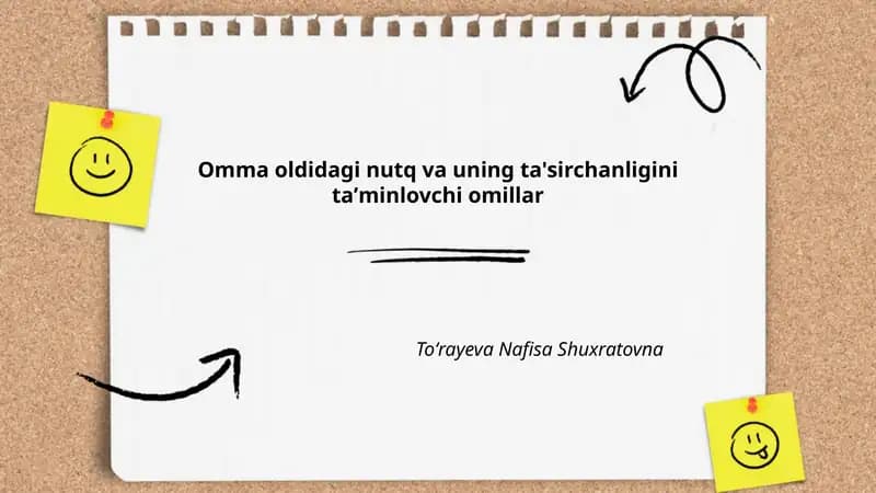 Nutq mazmunini tuzish va tuzilma