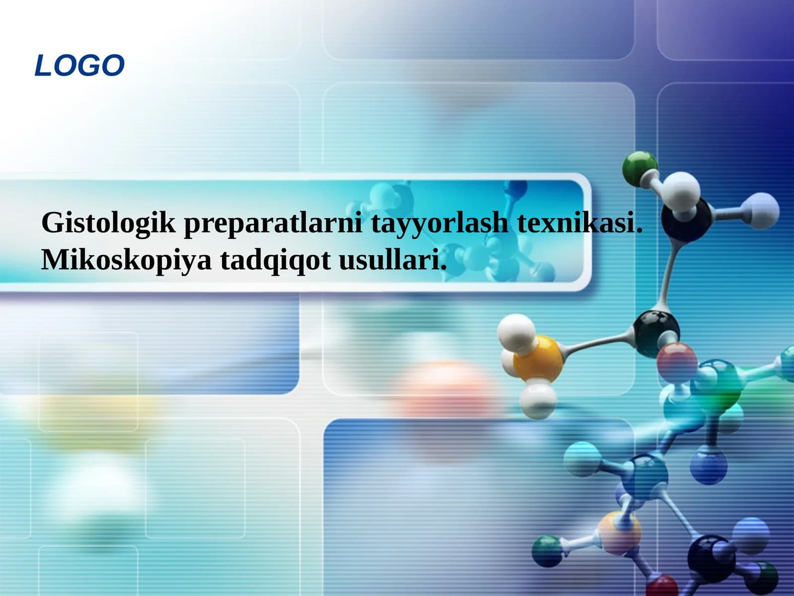 Gistologik preparatlarni tayyorlash texnikasi