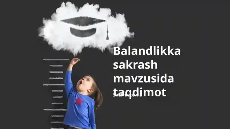 Balandlikka sakrash mavzusida taqdimot