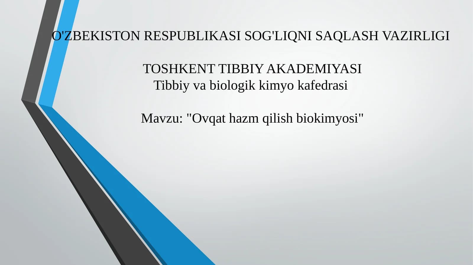 Ovqathazmqilishbiokimyosi