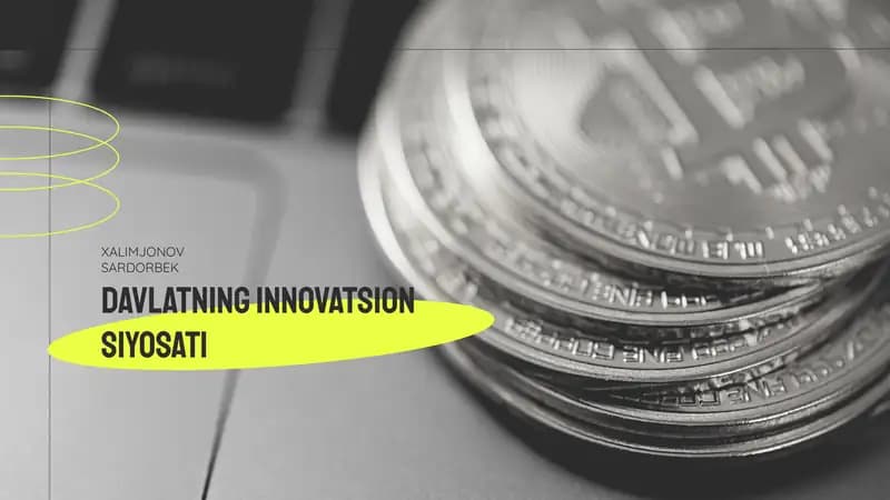 DAVLATNING INNOVATSION SIYOSATI