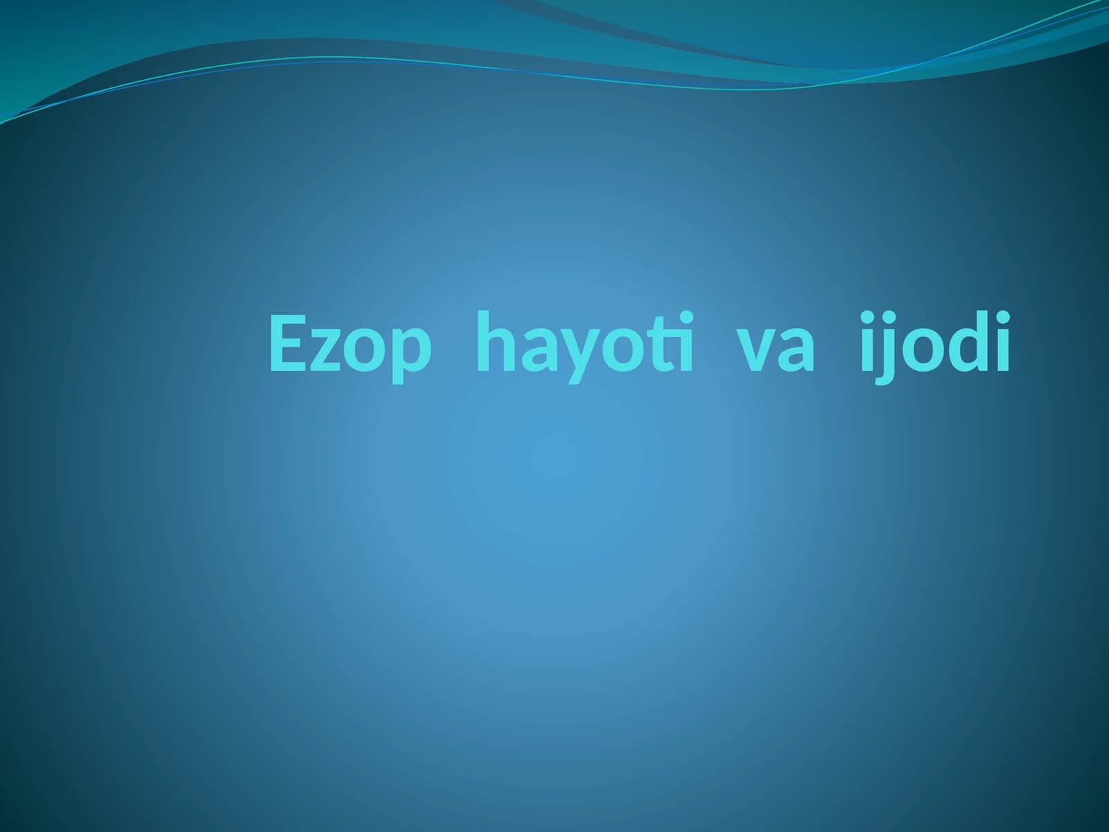 Savollar ustida ishlaymiz