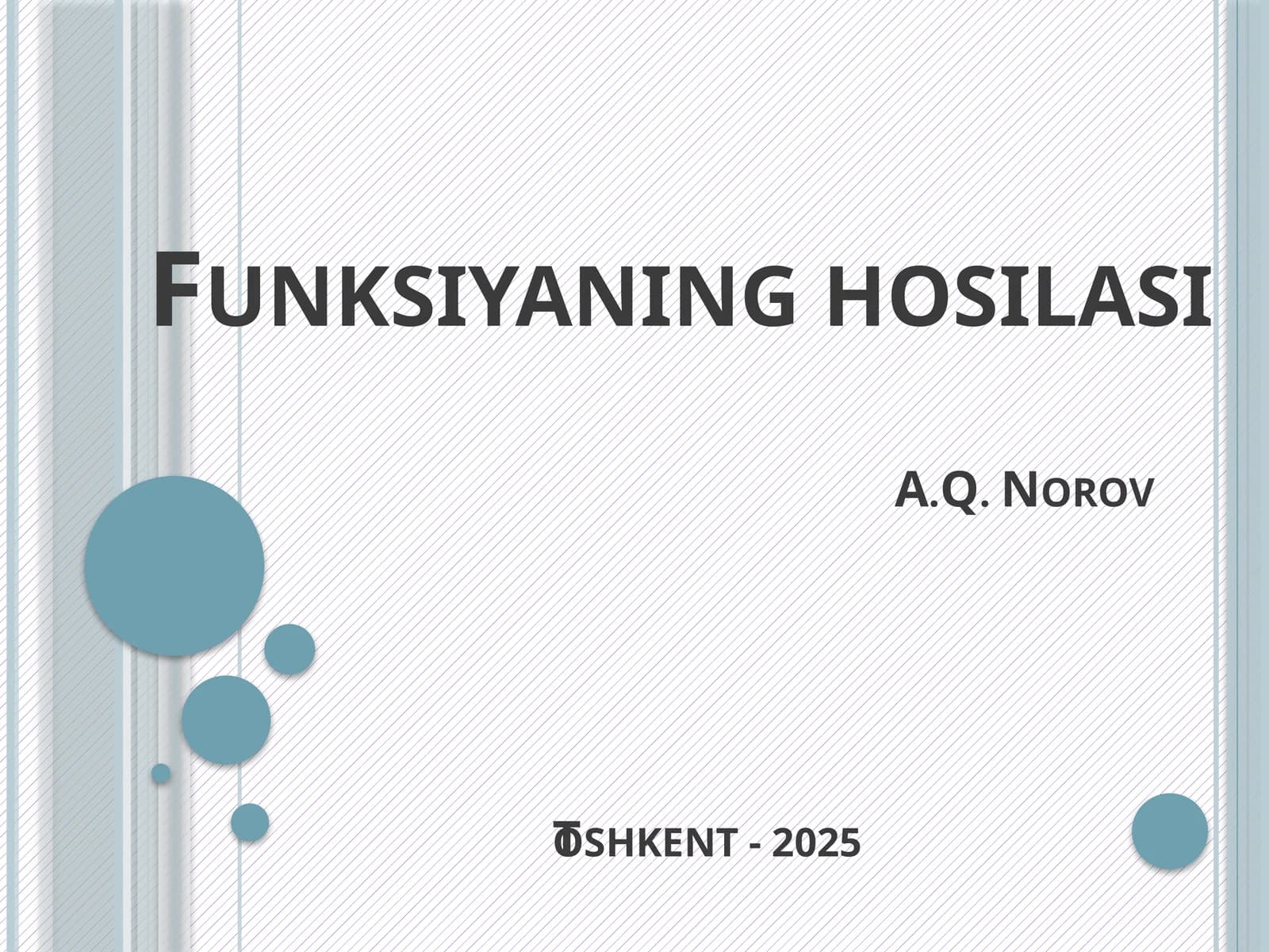 Funksiyaninghosilasi
