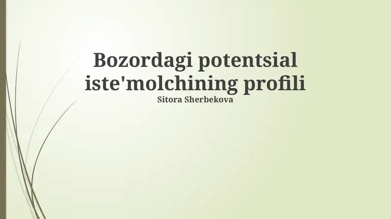 Marketing Strategiyasi va Mijozlar bilan Aloqa