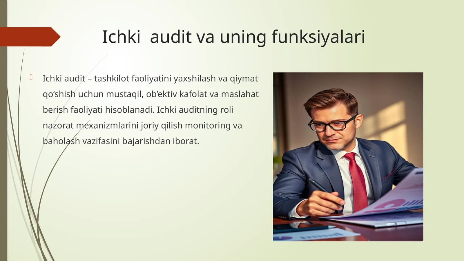 Ichki audit va uning funksiyalari