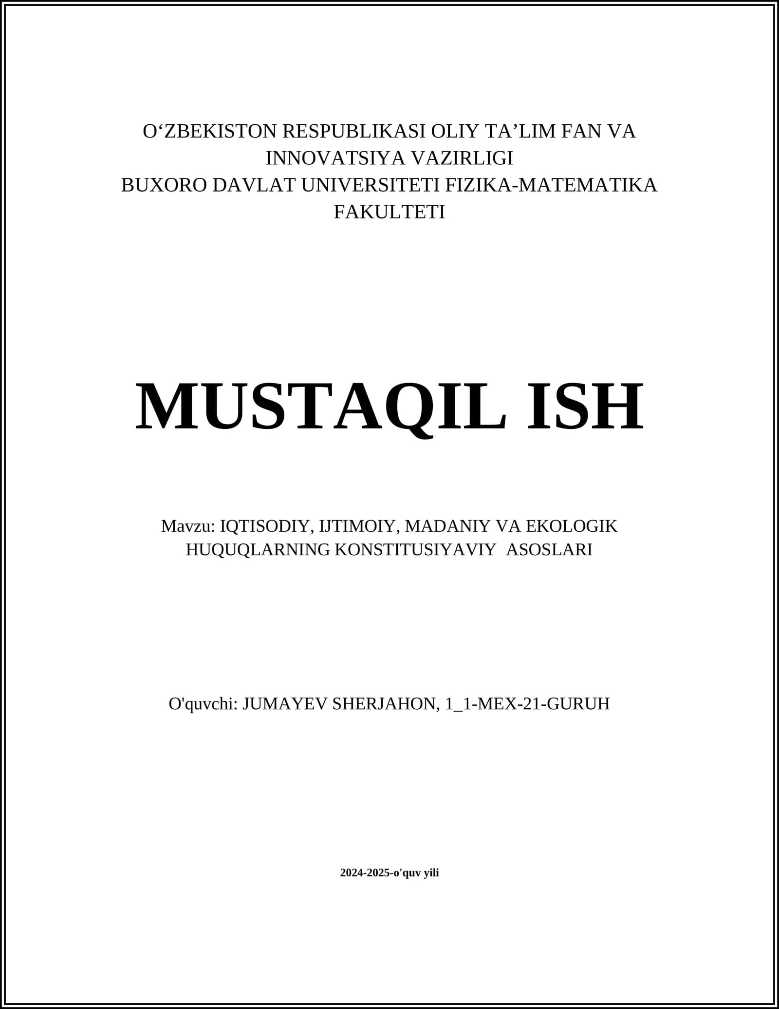 Iqtisodiy huquqlarning huquqiy manbalari