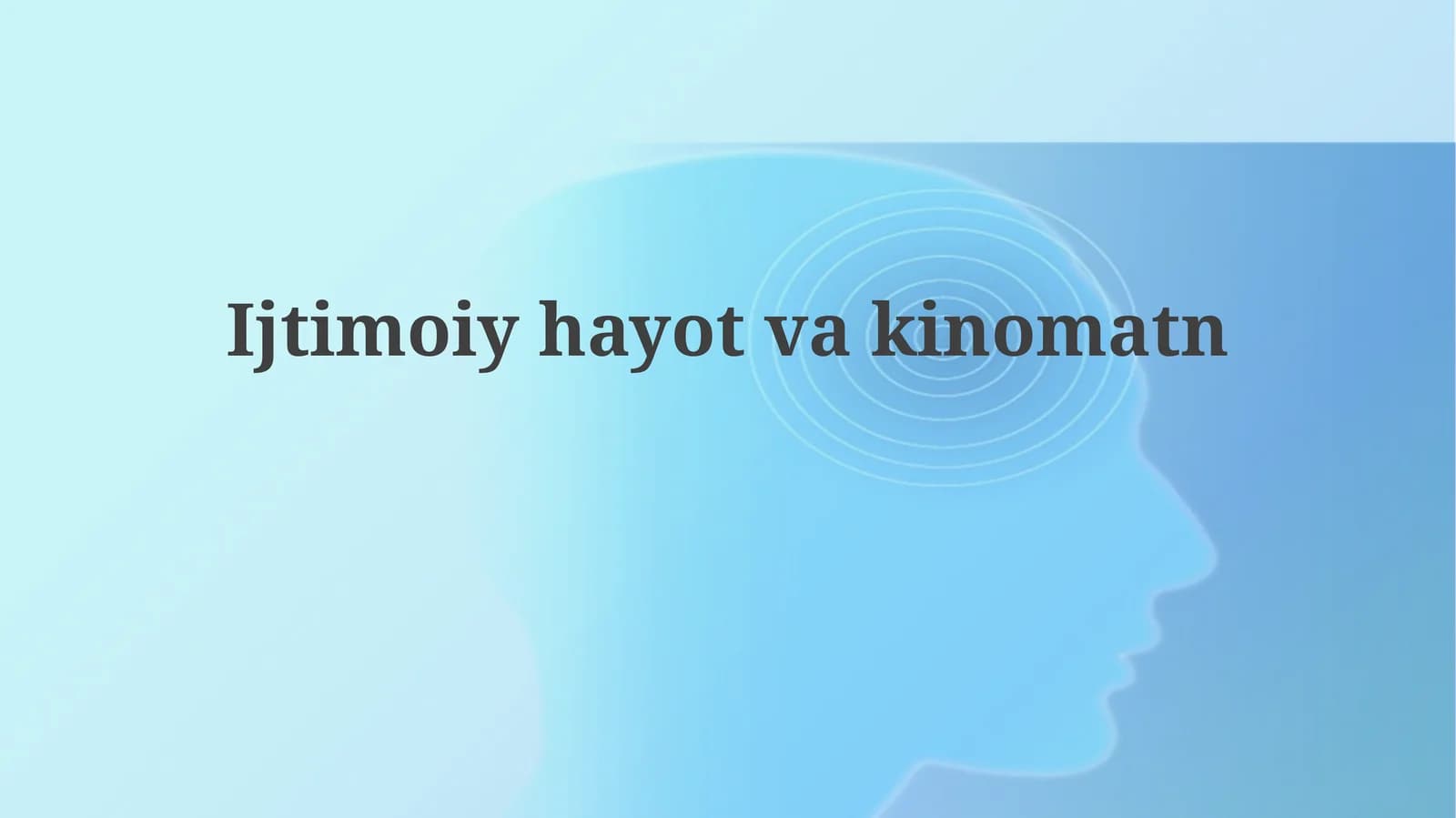 Ijtimoiy hayot tushunchasi