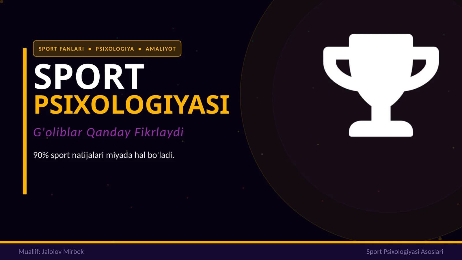 SPORT PSIXOLOGIYASI