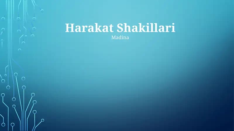 Harakat Shakillari
