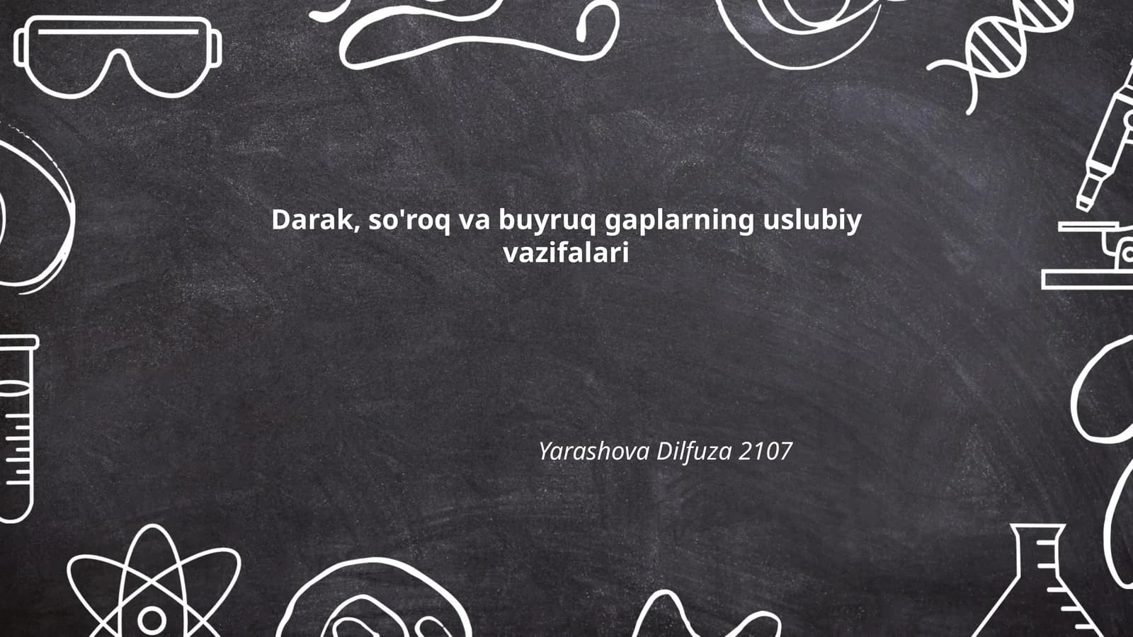 Darak, so'roq va buyruq gaplarning uslubiy vazifalari