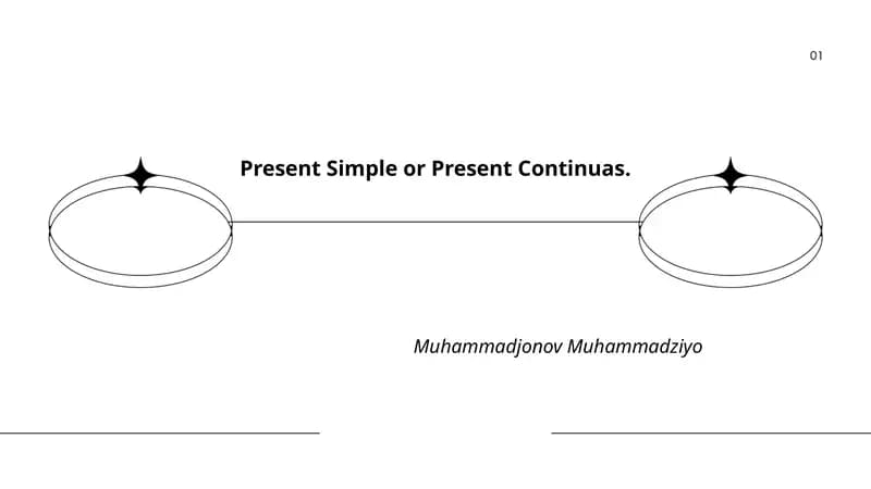 Present Simple or Present Continuas