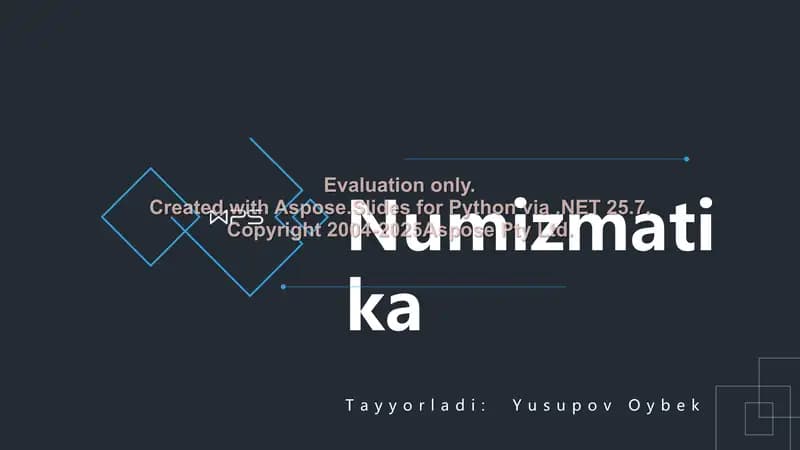 Numizmatika