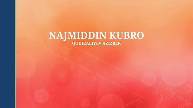 Kubroning Ijodi va Meros
