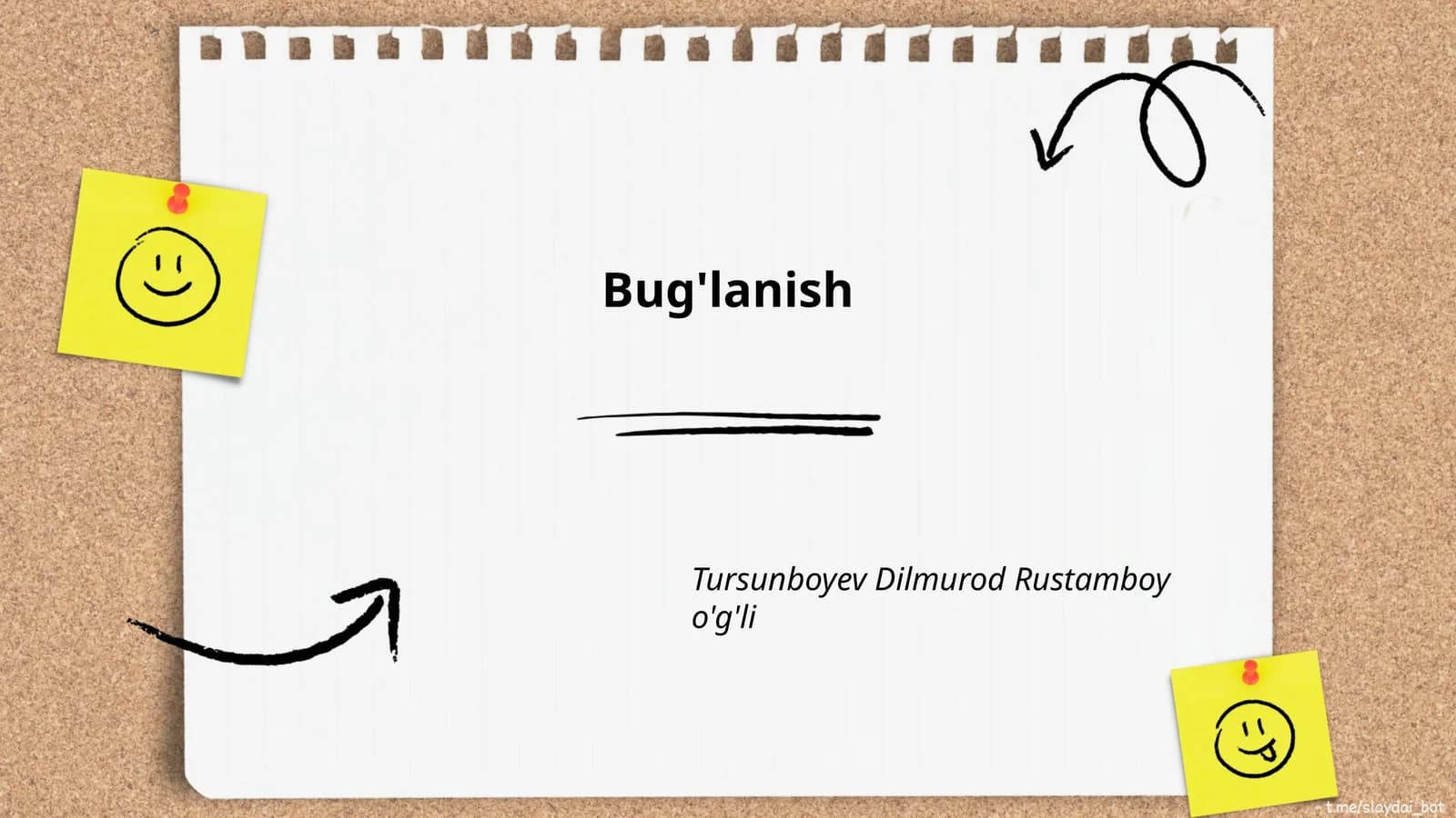 Bug'lanish