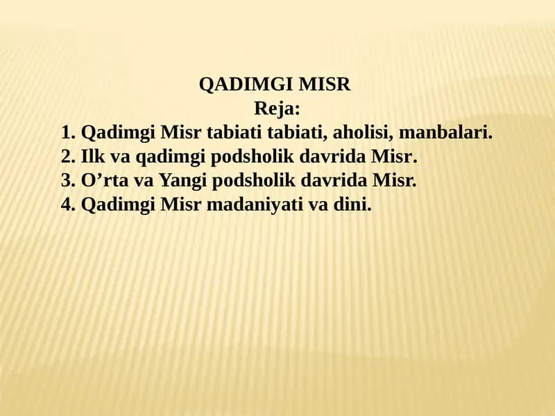 Qadimgi Misr