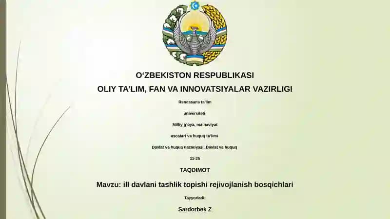 Kognitiv rivojlanishning asosiy bosqichlari