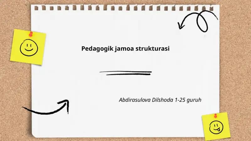 Pedagogik jamoa strukturasi