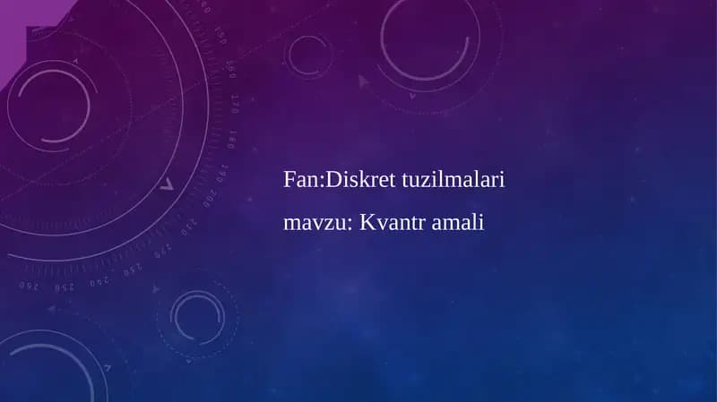 Kvantr amali