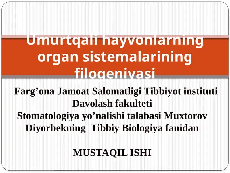 Filogenez va ontogenez o'rtasidagi bog'liqlik haqidagi ta'limot