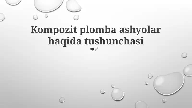 Kompozit plomba