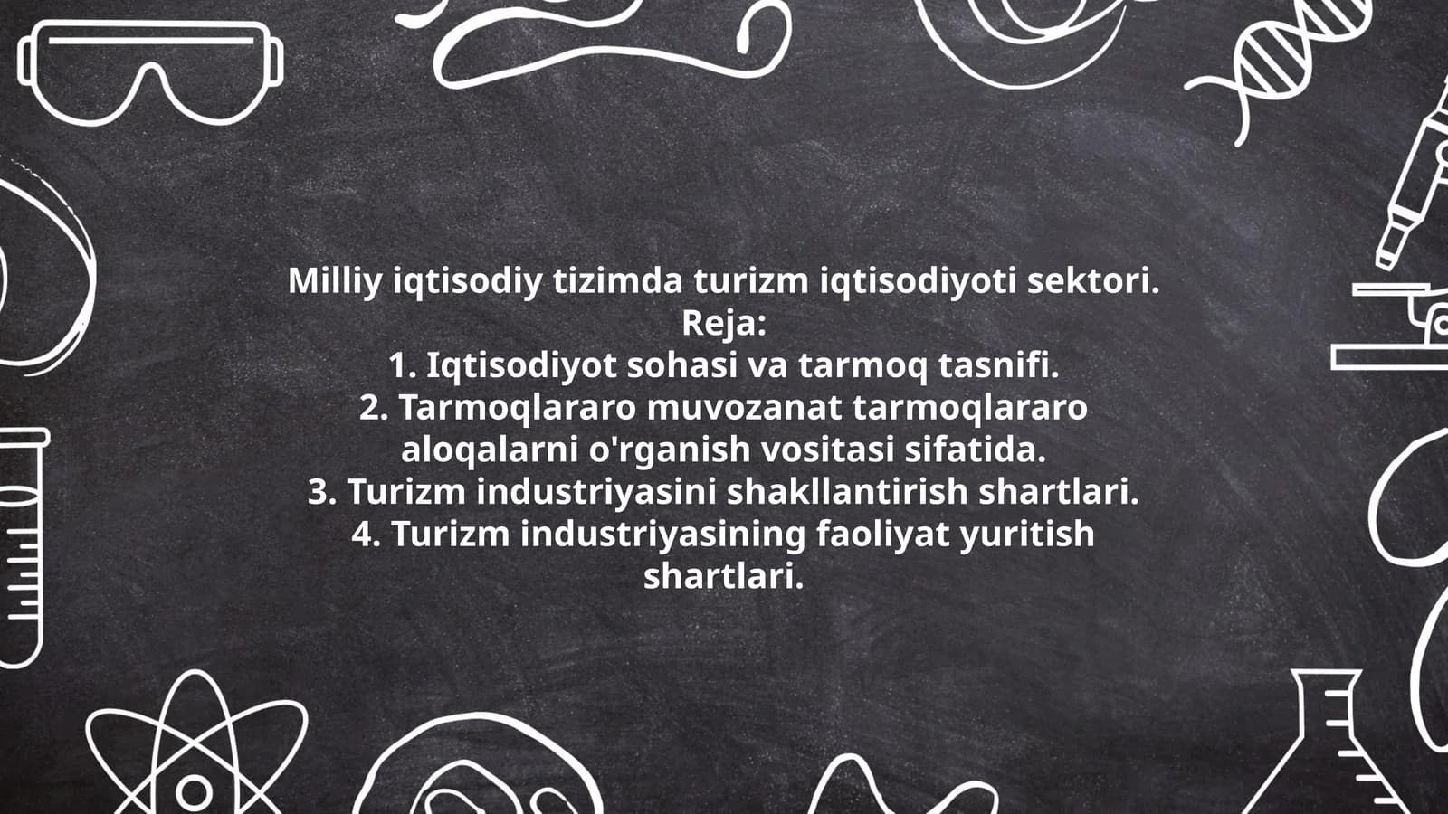 Milliy iqtisodiy tizimda turizm iqtisodiyoti sektori