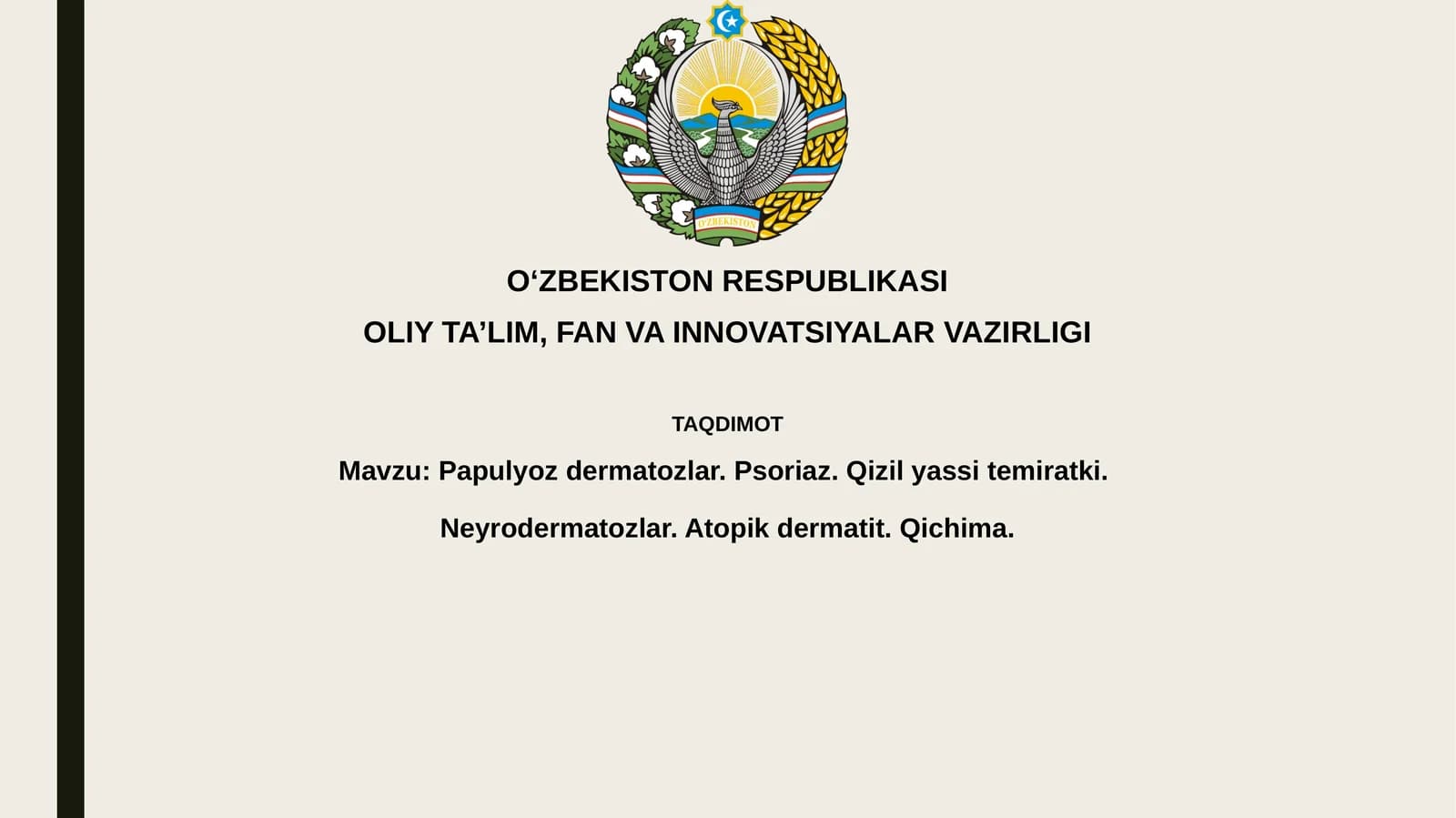 Papulyozdermatozlar va keng tarqalgan tur