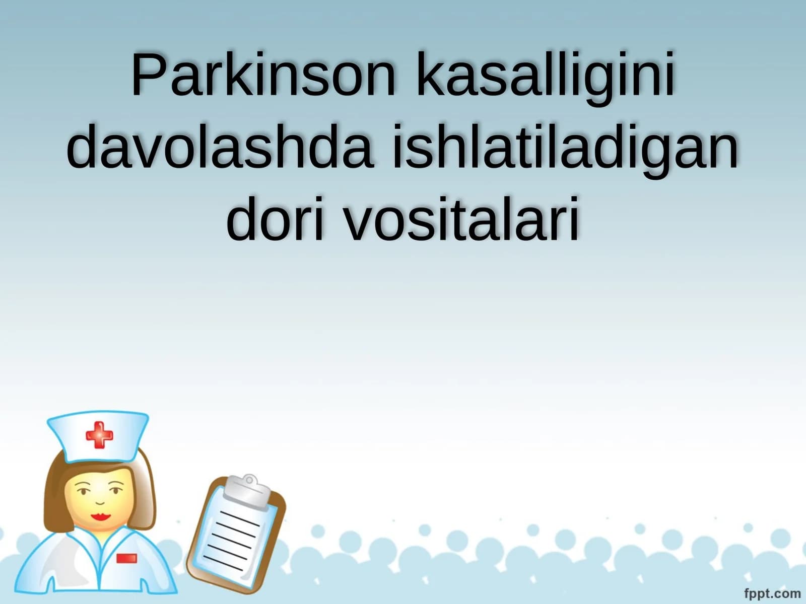 Parkinson kasalligini davolashda ishlatiladigan dorivor siatallari