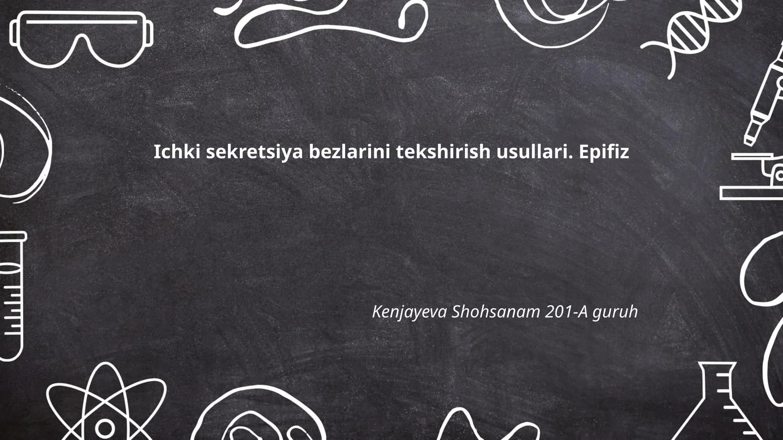 Ichki sekretsiya bezlarini tekshirish usullari. Epifiz